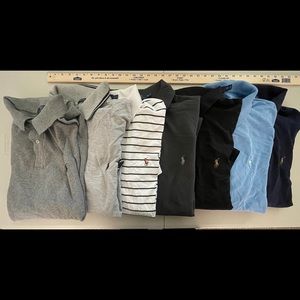 Lot of 7 Ralph Lauren Polo shirts size 2XB(big)